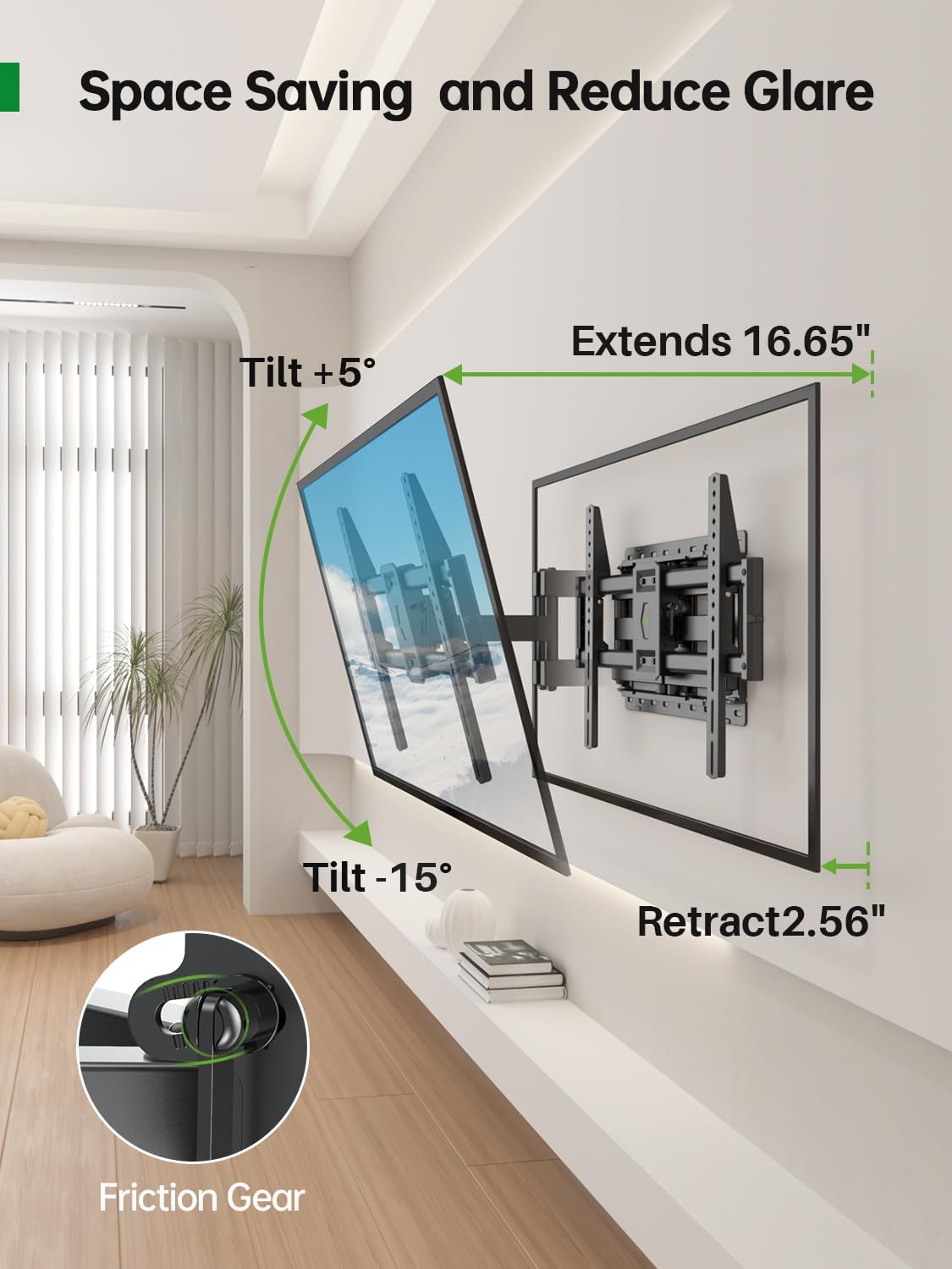 Soporte Pared TV Inclinable