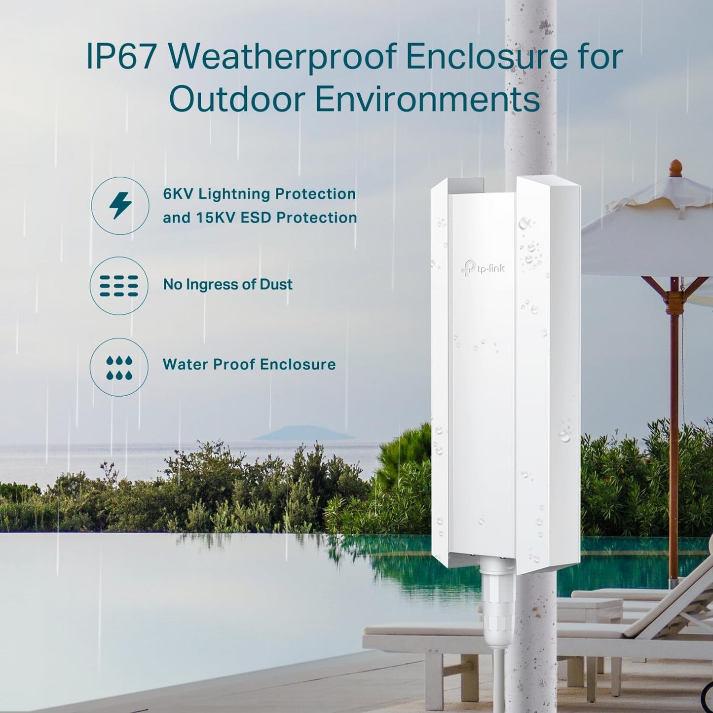 TP-Link EAP610-Outdoor punto de acceso WiFi