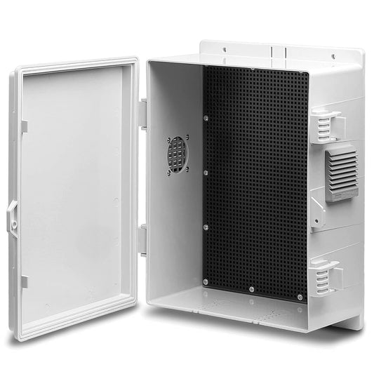 Caja de conexiones eléctricas para exteriores